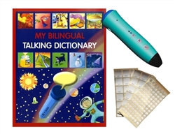 My Bilingual Talking Dictionary with PENpal Audio Recorder Pen is an interactive bilingual illustrated picture dictionary with audio. Available in Spanish, Arabic, German, Italian, Polish, and more! Great resource for teaching ESL or foreign language.