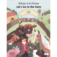 Let's Go to the Farm Bilingual Board Book for Preschool in English with Bulgarian, Romanian and more.