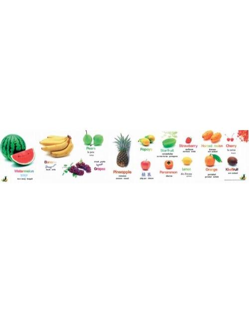 Fruit Poster-Multilingual Edition, Multicultural Poster