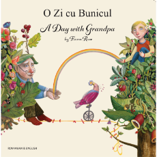 A Day with Grandpa (Bilingual Children's Book)