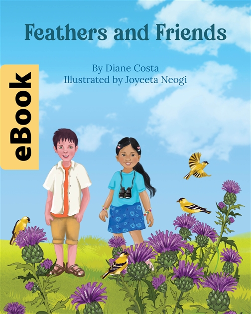 Feathers and Friends - Bilingual diverse children's book available in many languages