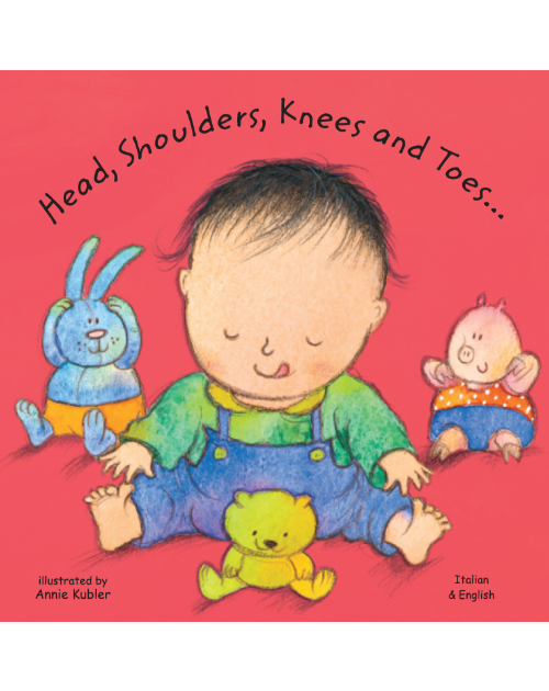 Head, Shoulders, Knees and Toes  - Bilingual board book in Arabic, Chinese, French, Korean, Spanish, Portuguese, Urdu, Vietnamese and many other languages. Multicultural books for preschoolers support language development!