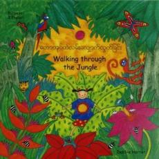 Walking Through The Jungle - Bilingual Children's Book available in Arabic, Burmese, Dari, Farsi, German, Italian, Pashto, Spanish, Tamil, and many other languages. Fun story for diverse classrooms.