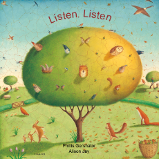 Listen, Listen - Bilingual children's book in Spanish, Arabic, Chinese (Cantonese and Mandarin), Polish, Somali, Turkish, Vietnamese and many other languages. Inspiring story for bilingual classrooms.