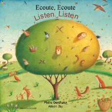 Listen, Listen - Bilingual children's book in Spanish, Arabic, Chinese (Cantonese and Mandarin), Polish, Somali, Turkish, Vietnamese and many other languages. Inspiring story for bilingual classrooms.