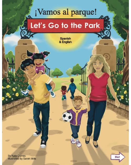 Let's Go to the Park Bilingual Board Book for Preschool in English with Chinese, Farsi, French, Italian, Kurdish, Panjabi, Polish, Portuguese, Russian, Somali, Spanish, Turkish and Urdu