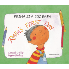 Rafa's First Day - Bilingual Children's Book in Spanish, Chinese, Arabic, French, Haitian Creole and many other languages. Great story for newcomers.