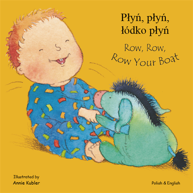 Row, Row, Row Your Boat - Bilingual Board Book for babies and toddlers available in many languages.