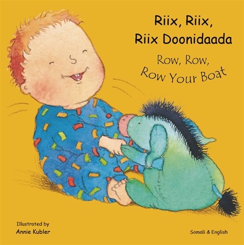 Row, Row, Row Your Boat - Bilingual Board Book available in Chinese Traditional, Farsi. French, Hmong, Polish, Somali, Vietnamese, and many other languages. Bilingual book for babies.