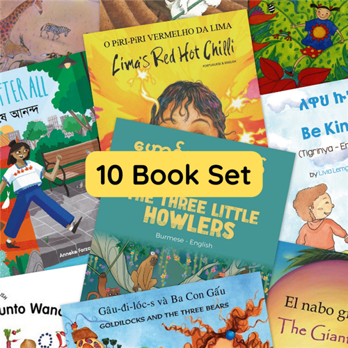 Set of 10 Children's Books (Bilingual)