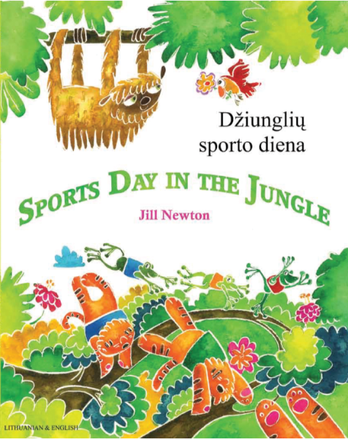 Sports Day in the Jungle - Bilingual Children's Book available in Arabic, Bulgarian, Czech, French, Hungarian, Nepali, Russian, Spanish, and many other languages. Inspiring story for diverse classrooms