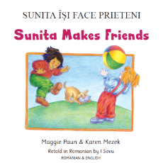 Sunita Makes Friends in Arabic, Chinese (Simplified), Spanish, French, Hindi, Ukrainian, Pashto and more. Sunita’s day brightens with the best surprise of all: a new friend!