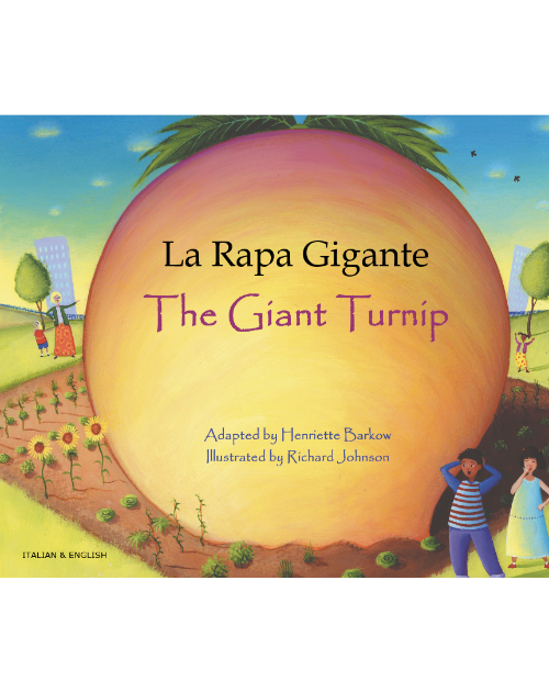 The Giant Turnip - Multicultural Children's Book available in Spanish, Albanian, Farsi, German, Italian, Polish, Tamil, and many more languages. Inspiring story for diverse classrooms.