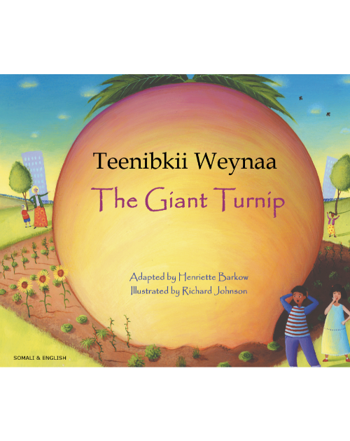 The Giant Turnip - Multicultural Children's Book available in Spanish, Albanian, Farsi, German, Italian, Polish, Tamil, and many more languages. Inspiring story for diverse classrooms.