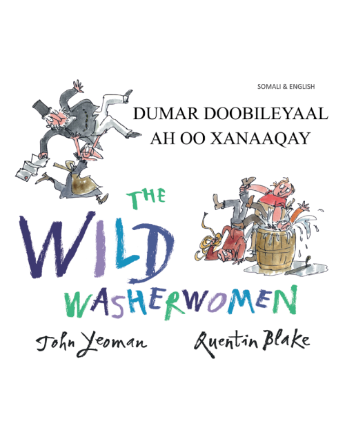 The Wild Washerwomen - Bilingual children's book available in Arabic, Chinese, Czech, Haitian Creole, Nepali, Polish, Russian, Spanish, and many diverse languages.  Great for teaching English as a Second Language and foreign languages.