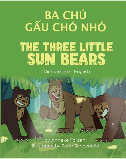 The Three Little Sun Bears - Bilingual children's fable available in English, Arabic, Dari, Pashto, Spanish and more. Fun story based on a classic fairy tale for diverse classrooms.