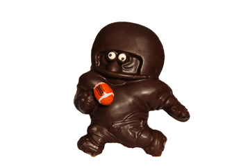 Chocolate Football Player