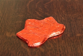 Chocolate Foil Wrapped Maple Leaf