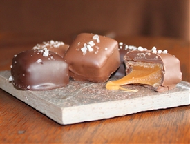 Chocolate Dipped Creamy Copper Kettle Cooked SEA SALT Caramels