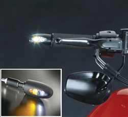 Sport Bike Bar End LED Turn Signals & DRLs from Kellerman