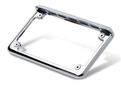 Horizontal LED Lighted Motorcycle License Plate Frame