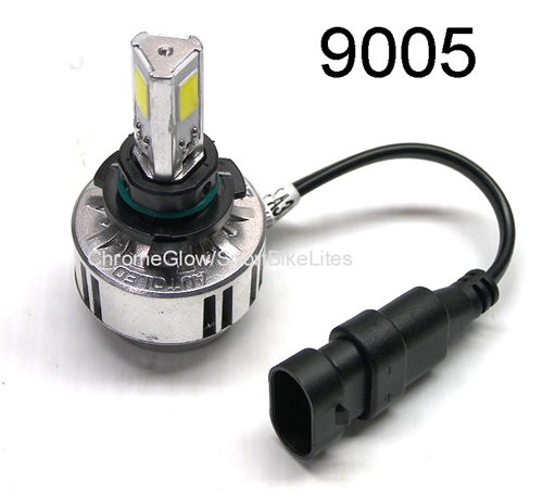H8, H9, H11 Motorcycle LED Headlight Bulb for Sport Bikes, Cruisers, and  Autos