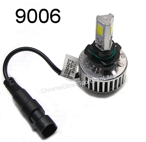 9005 Motorcycle LED Headlight Bulb for Sport Bikes, Cruisers, and Autos