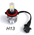H13 Replacement Motorcycle LED Headlight Bulb for Sport Bikes, Cruisers, & Autos