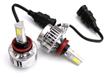 H8, H9, H11 Replacement Motorcycle LED Headlight Bulb for Sport Bikes, Cruisers, & Autos