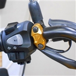 Honda Grom with the Billet Handle Bar Controls Perch Clamp from SportBike Lites
