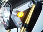 MSX 125 Honda Grom Front LED Turn Signals in Smoked or Clear from SportBikeLites