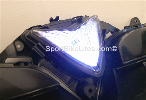 Yamaha YZF R3 Center Daytime Running Light LED Upgrade from SportBike Lites