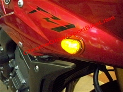 Yamaha FZ1, FZ6, FZ8Flush Mount Front LED Turn Signals