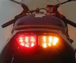 Yamaha R6, R6S Integrated or Sequential LED Taillight