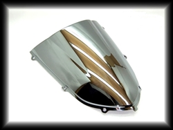 SPORTBIKE LITES Replacement Chrome Windscreen for ‘08-'12 Kawasaki Ninja 250R