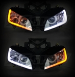 XK Glow Headlight LED Strips w Sequential Turn Signals And DRLs