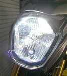 Kawasaki Z125 Pro LED Headlight Bulb Conversion Kit with Grom wiring harness