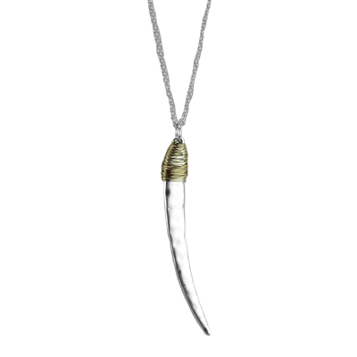Wired Tusk Necklace