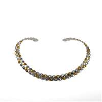 3 Strand Braid Choker Necklace