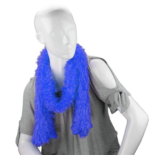 Unique Fashionable Lightweight Timeless Multi-Wear Solid Blue Magic Scarf