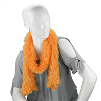 Unique Fashionable Lightweight Timeless Multi-Wear Solid Orange Magic Scarf