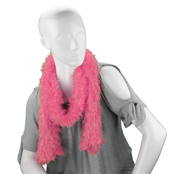 Unique Fashionable Lightweight Timeless Multi-Wear Solid Pink Magic Scarf