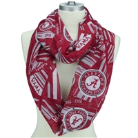 Alabama Crimson Tide Infinity Scarf University Apparel