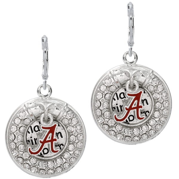 Alabama Crystal Circle Earrings