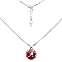 College Fashion University of Alabama Logo Charm Necklace