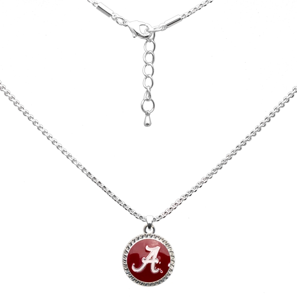 College Fashion University of Alabama Logo Charm Necklace