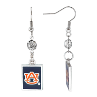 Square Dangle Earrings | Auburn Tigers