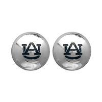 College Fashion Auburn University Logo Ball Star Stud Earrings