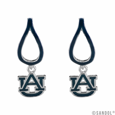 AU Auburn University Tigers Silver Jewelry Earrings