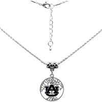 College Fashion Auburn University Logo Charm Neela Necklace